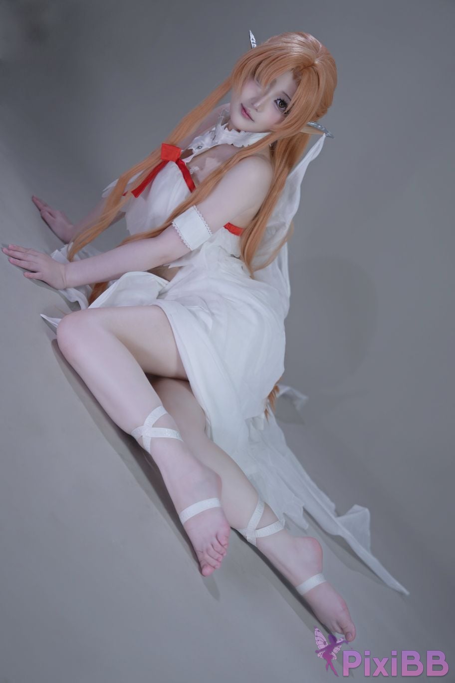 Cosplayer you ai Youmeko Sword Art Online Asuna Elf prison uniform PixiBB.COM 053