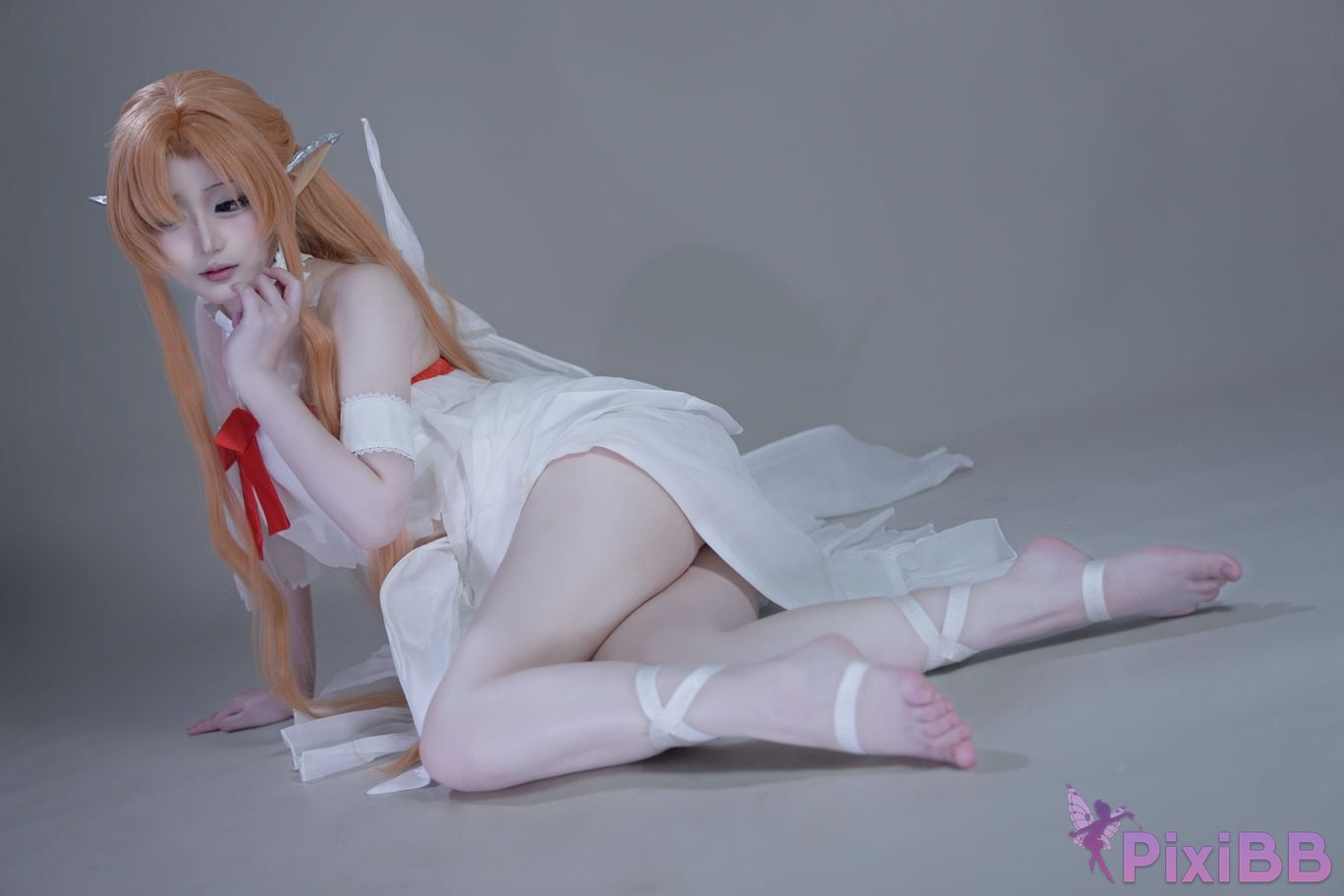 Cosplayer you ai Youmeko Sword Art Online Asuna Elf prison uniform PixiBB.COM 054