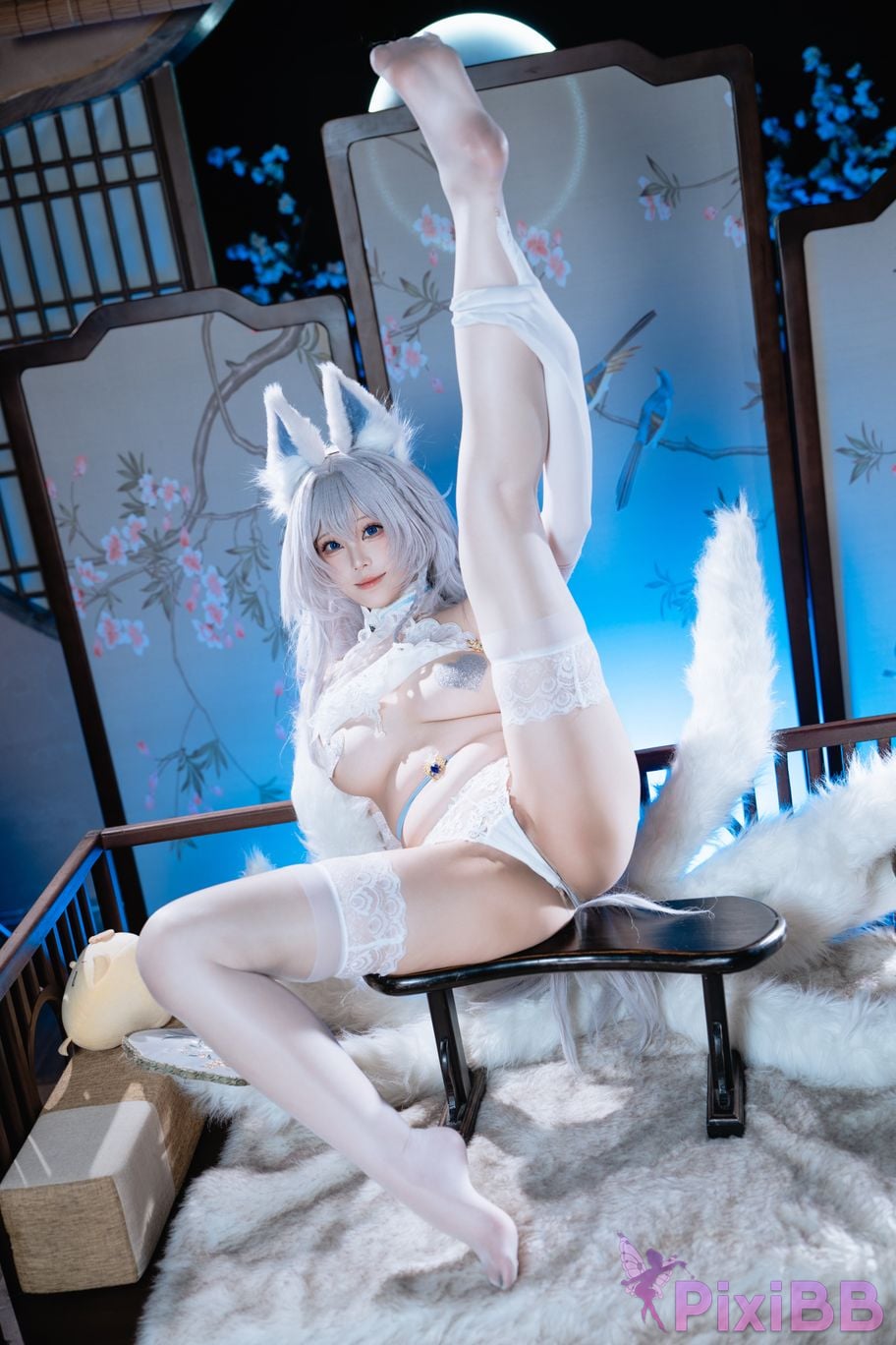 Cosplayer honey cat fur azur lane Shinano superior PixiBB.COM 020