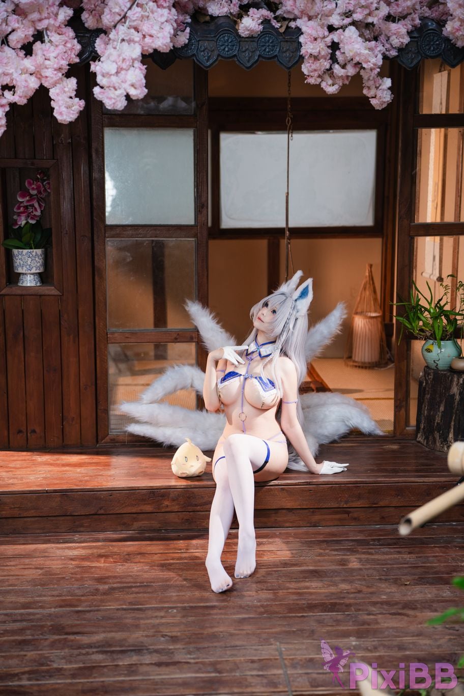 Cosplayer honey cat fur azur lane Shinano superior PixiBB.COM 076