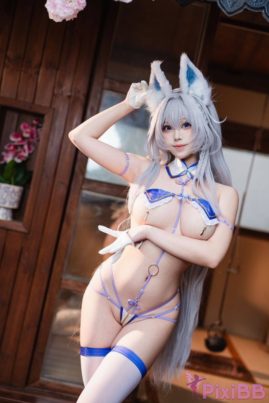Cosplayer honey cat fur azur lane Shinano superior PixiBB.COM 080