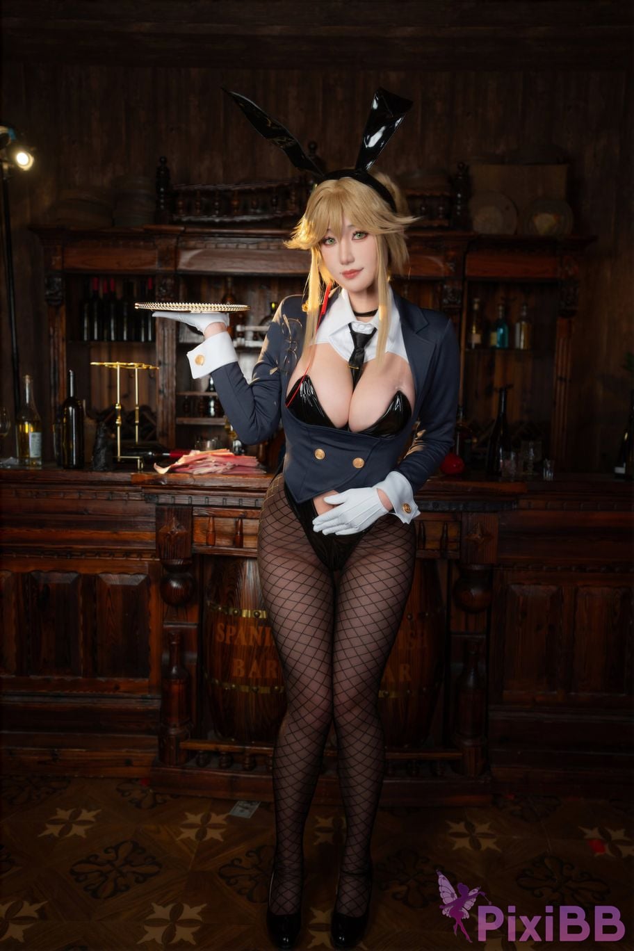 Cosplayer Xinglan is Lanlan and her name Lanmei. Nikke charity Agent Bunny PixiBB.COM 001