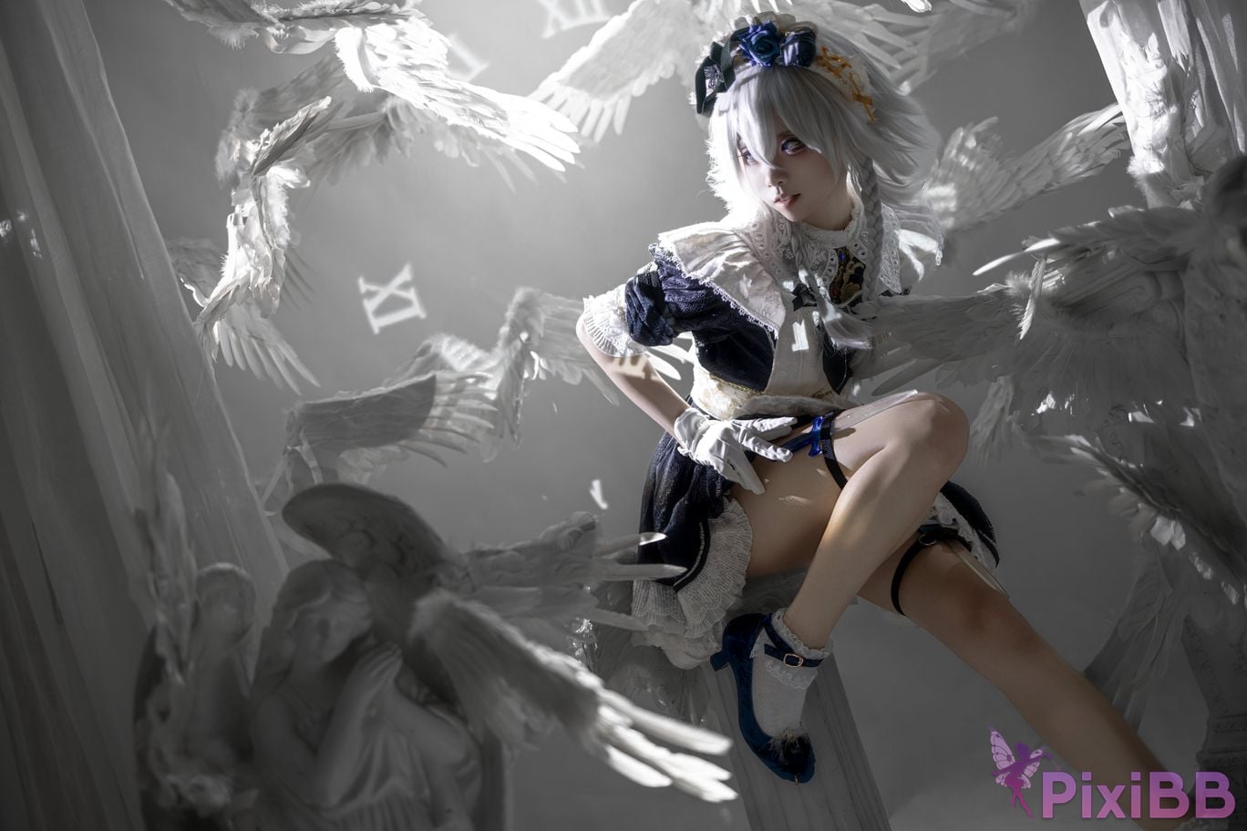 Cosplayer Zhiyue Etsu ko East Project Sakuya Izayoi PixiBB.COM 009
