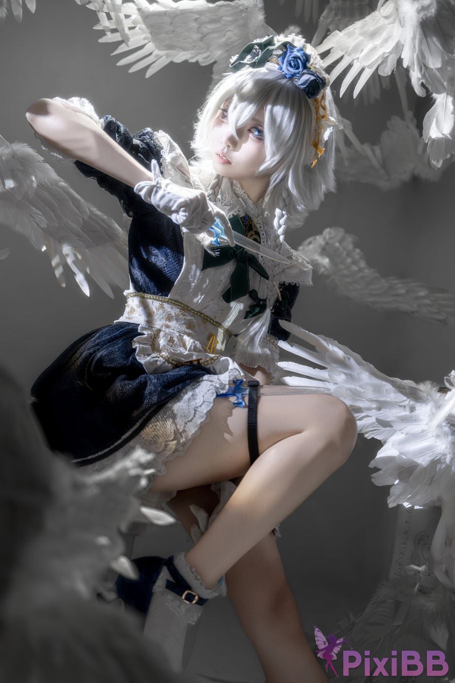 Cosplayer Zhiyue Etsu ko East Project Sakuya Izayoi PixiBB.COM 010