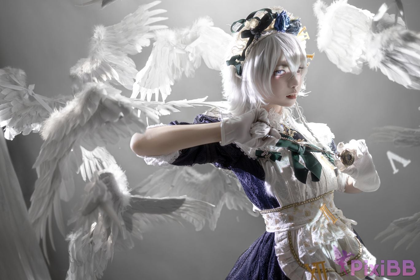 Cosplayer Zhiyue Etsu ko East Project Sakuya Izayoi PixiBB.COM 024