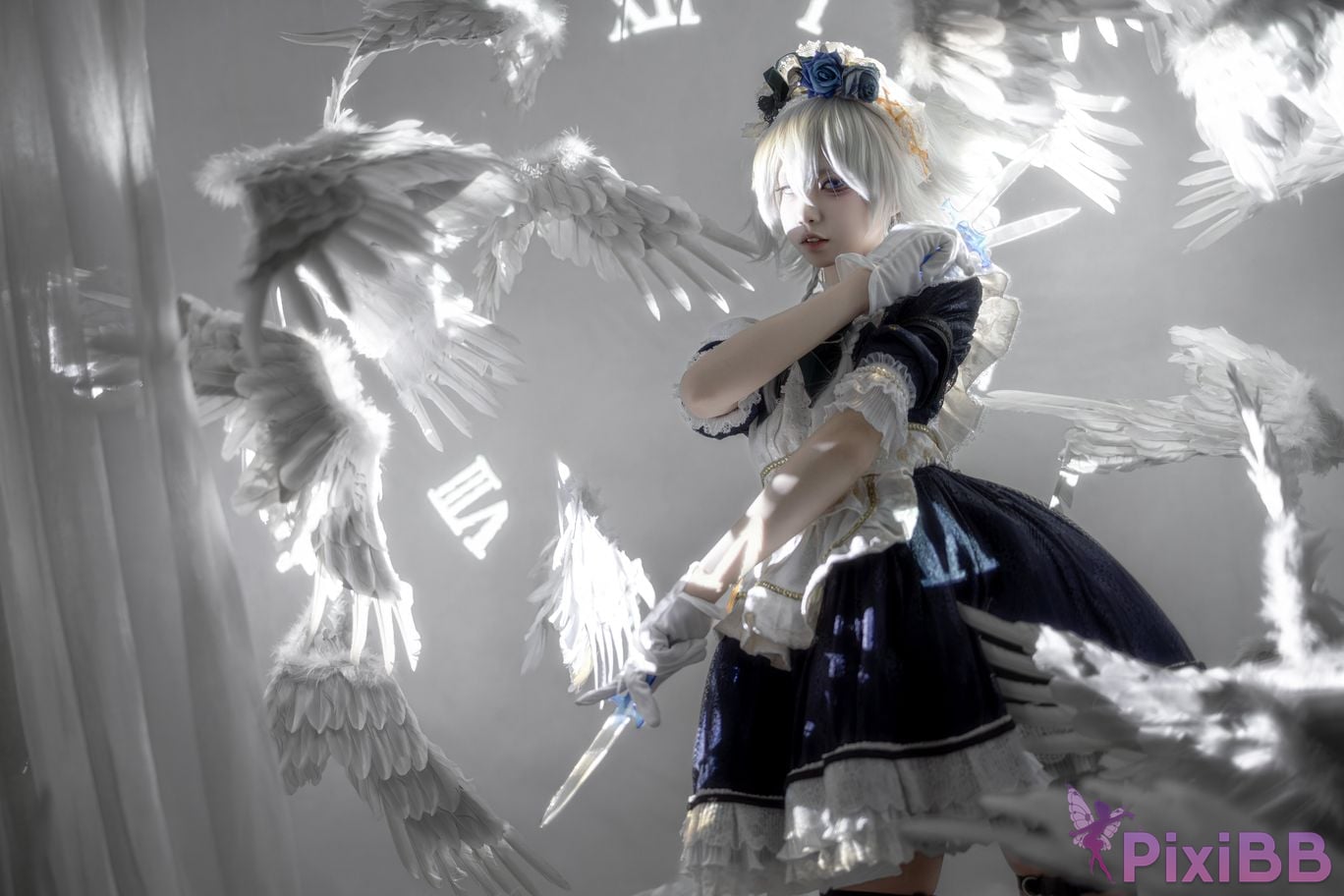 Cosplayer Zhiyue Etsu ko East Project Sakuya Izayoi PixiBB.COM 029