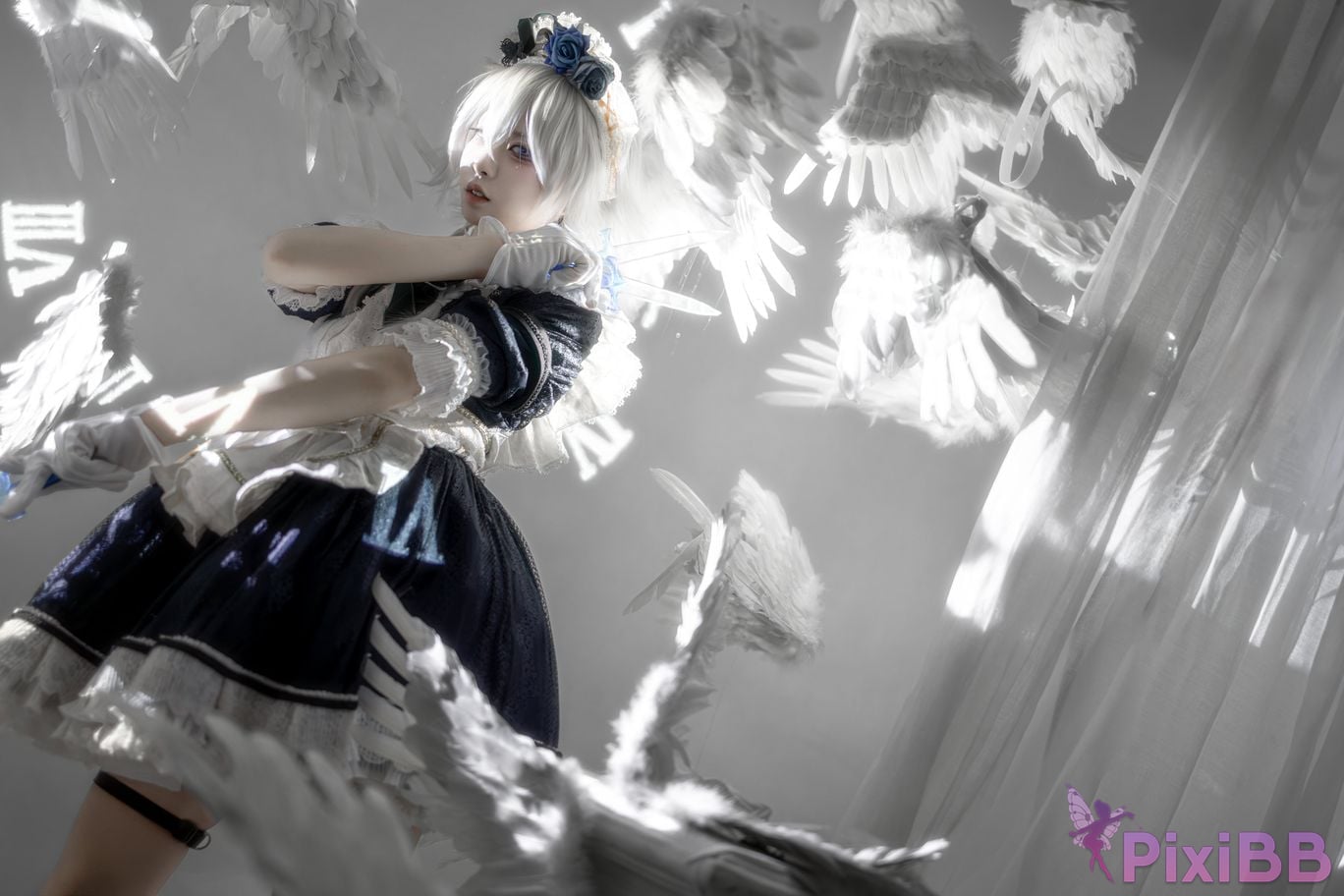 Cosplayer Zhiyue Etsu ko East Project Sakuya Izayoi PixiBB.COM 030