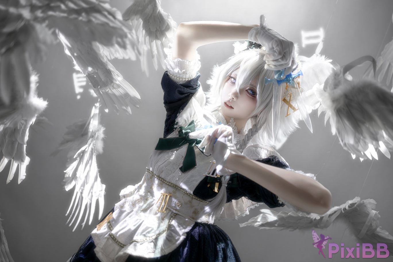 Cosplayer Zhiyue Etsu ko East Project Sakuya Izayoi PixiBB.COM 033