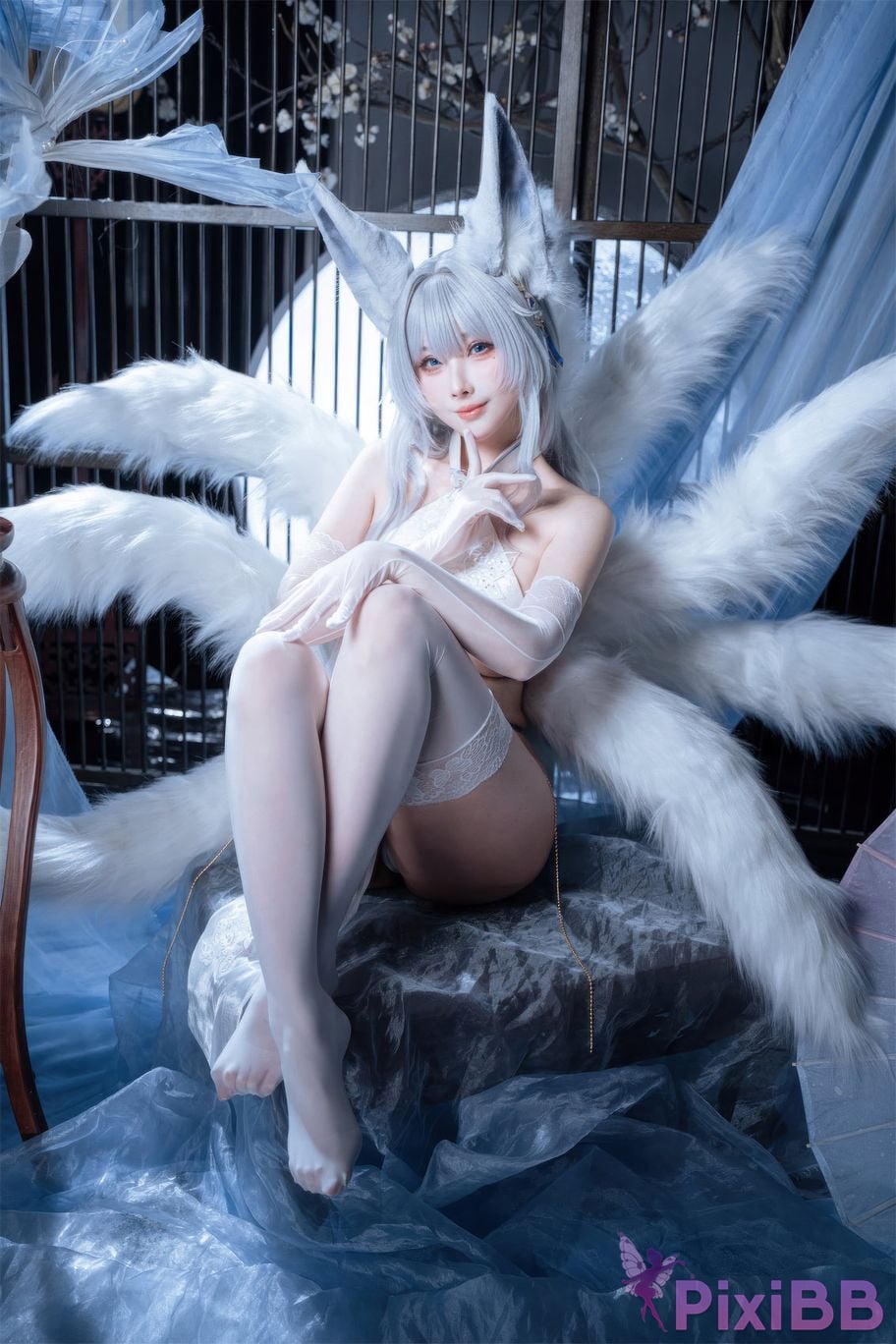Cosplayer rioko Liangliangzi azur lane Shinano cheongsam Blending into one dream PixiBB.COM 007