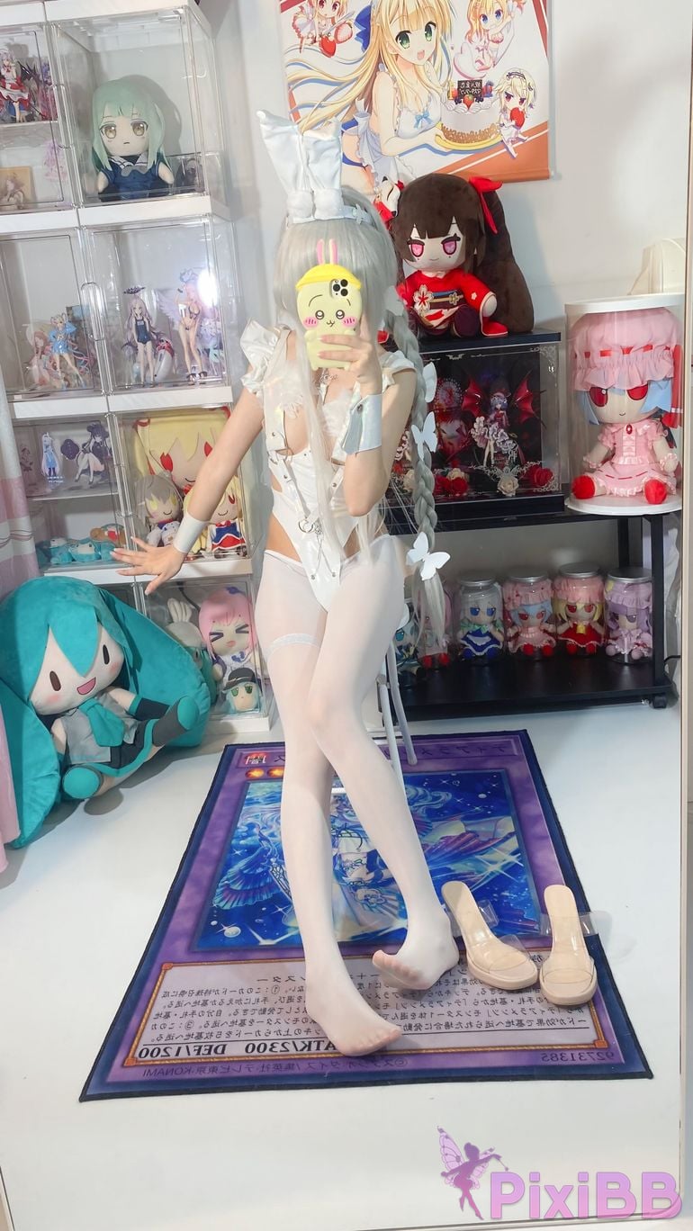 Cosplayer white oak Shirly azur lane Vicious Rabbit PixiBB.COM 010