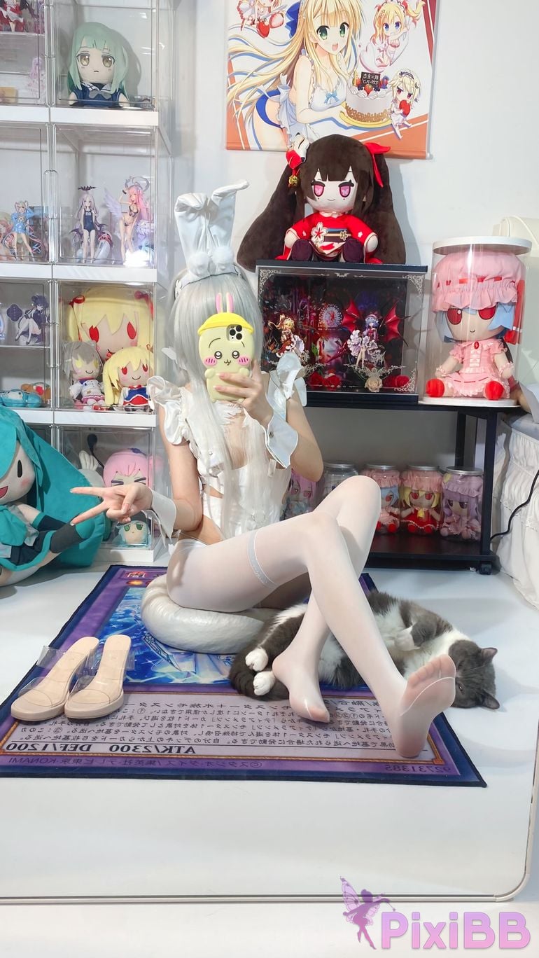 Cosplayer white oak Shirly azur lane Vicious Rabbit PixiBB.COM 018