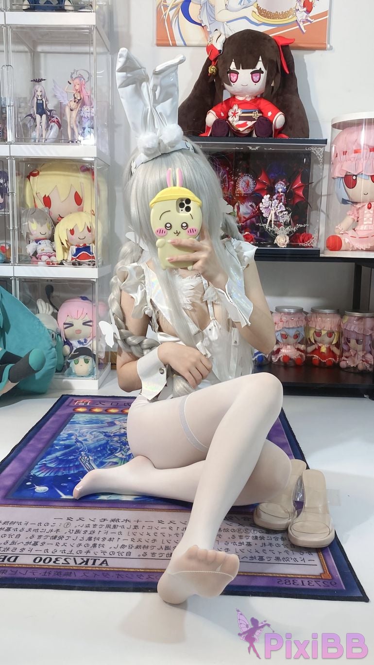 Cosplayer white oak Shirly azur lane Vicious Rabbit PixiBB.COM 027