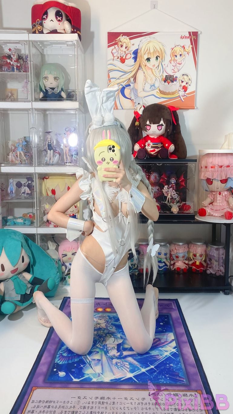 Cosplayer white oak Shirly azur lane Vicious Rabbit PixiBB.COM 028
