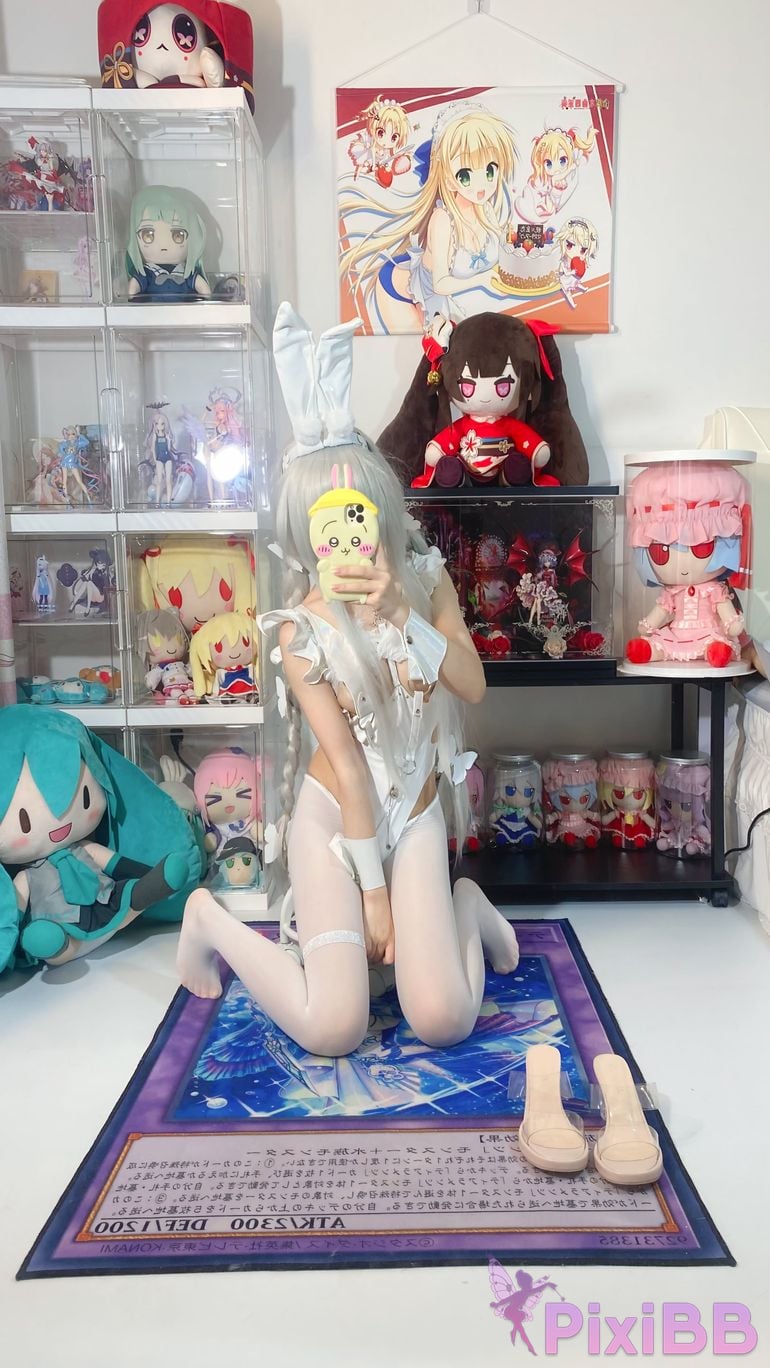 Cosplayer white oak Shirly azur lane Vicious Rabbit PixiBB.COM 030