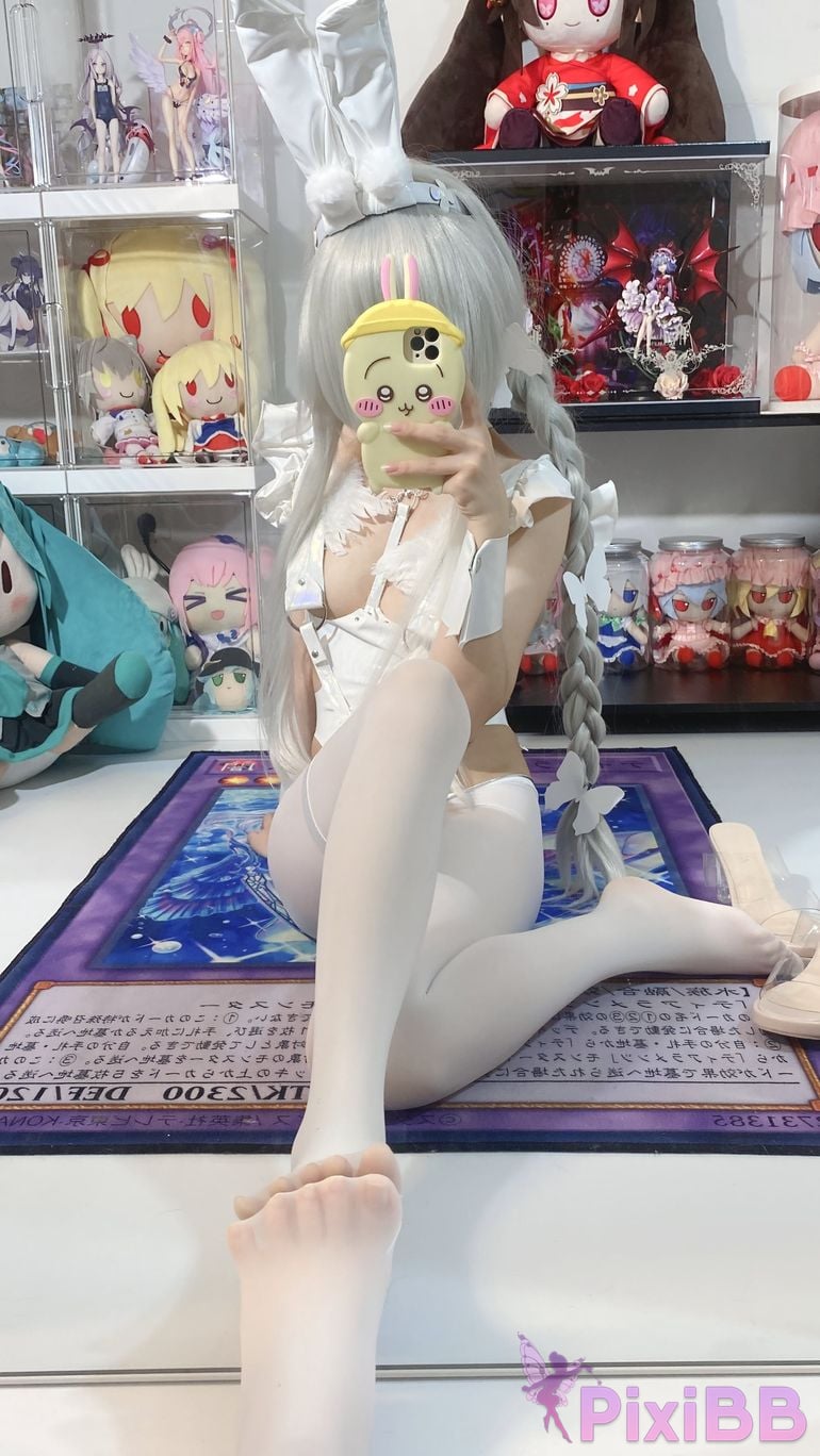 Cosplayer white oak Shirly azur lane Vicious Rabbit PixiBB.COM 032