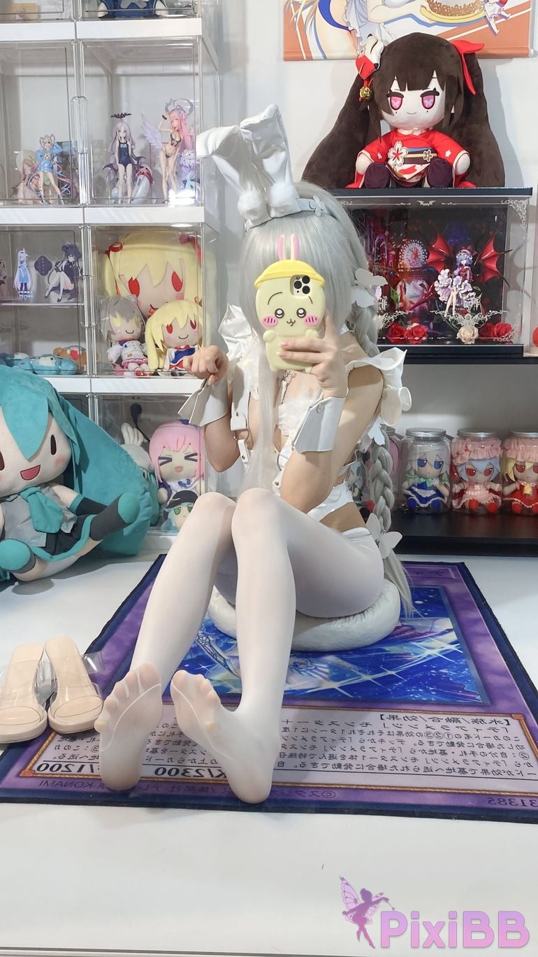 Cosplayer white oak Shirly azur lane Vicious Rabbit PixiBB.COM 037