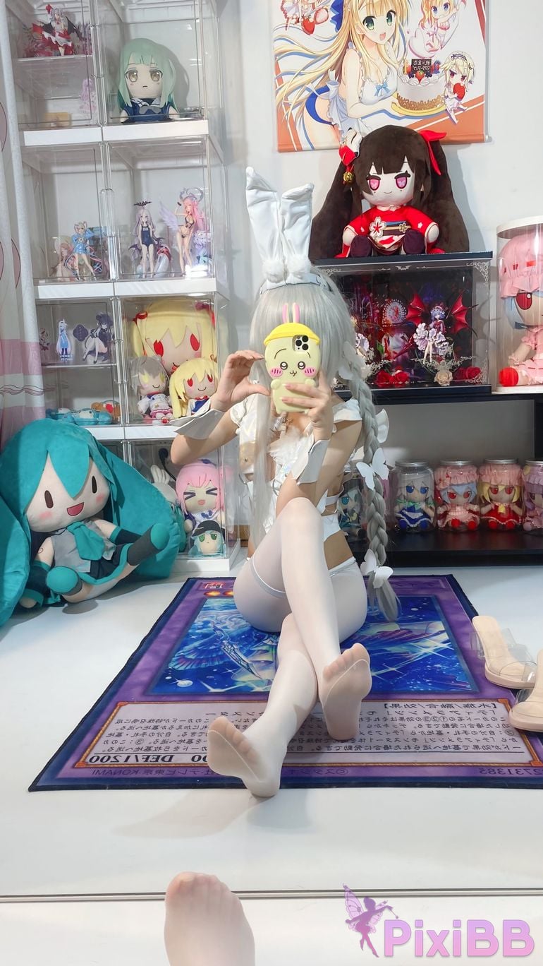 Cosplayer white oak Shirly azur lane Vicious Rabbit PixiBB.COM 038