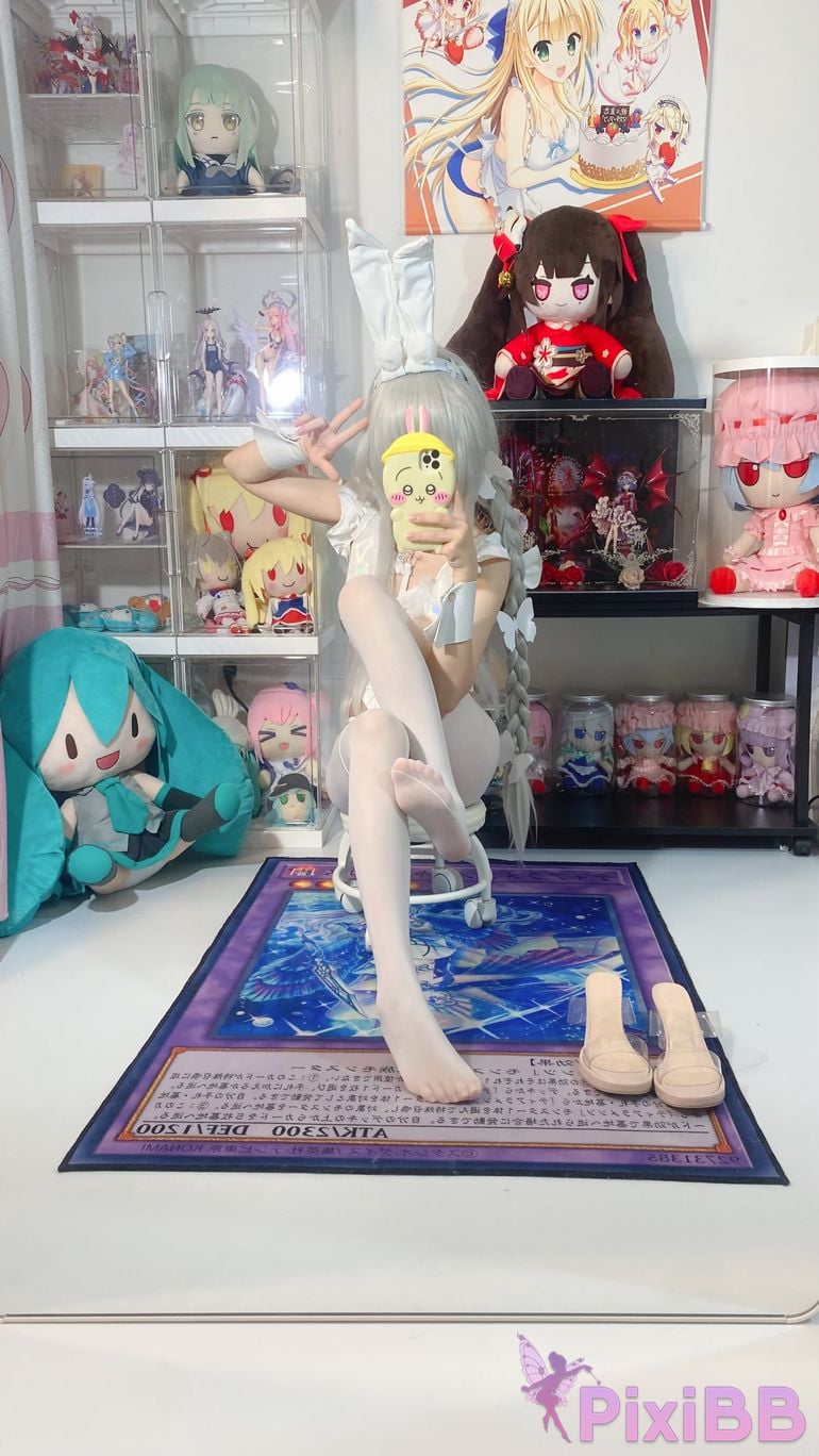 Cosplayer white oak Shirly azur lane Vicious Rabbit PixiBB.COM 040