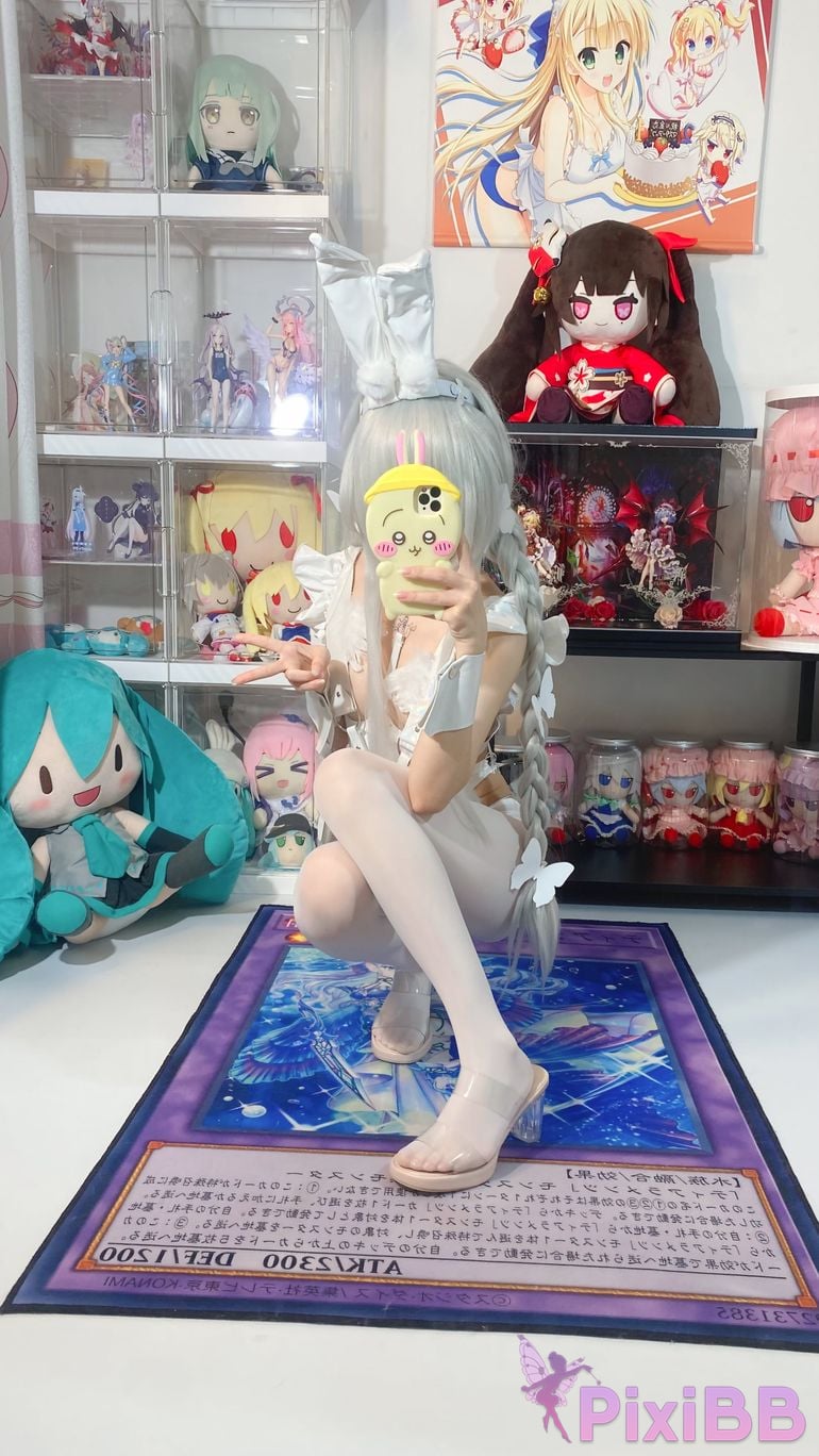 Cosplayer white oak Shirly azur lane Vicious Rabbit PixiBB.COM 041