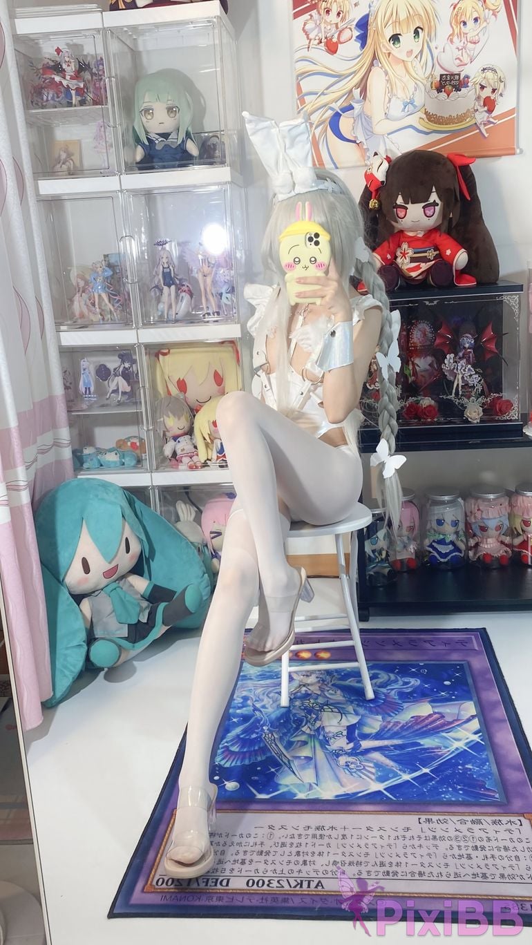 Cosplayer white oak Shirly azur lane Vicious Rabbit PixiBB.COM 042