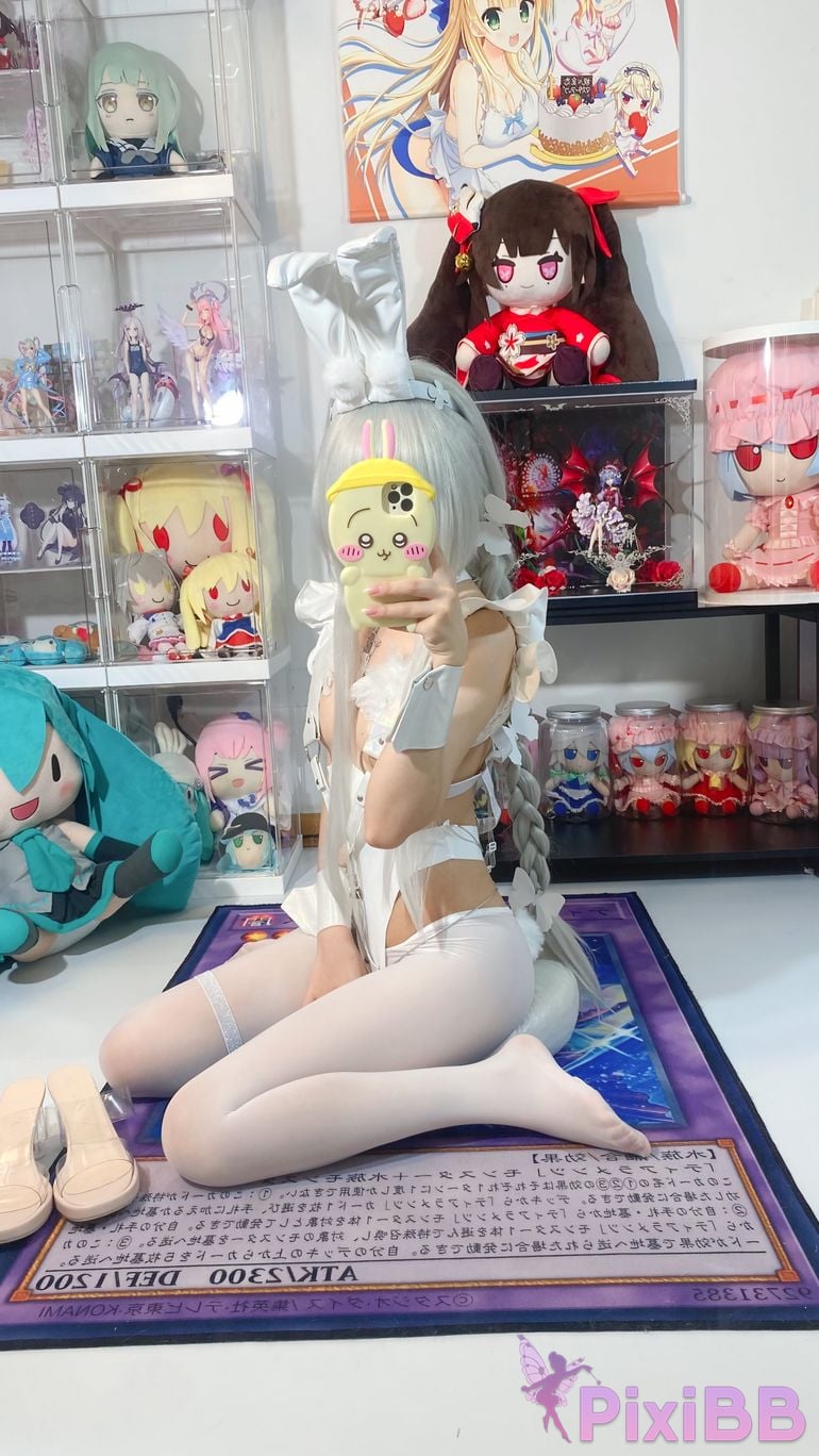 Cosplayer white oak Shirly azur lane Vicious Rabbit PixiBB.COM 043
