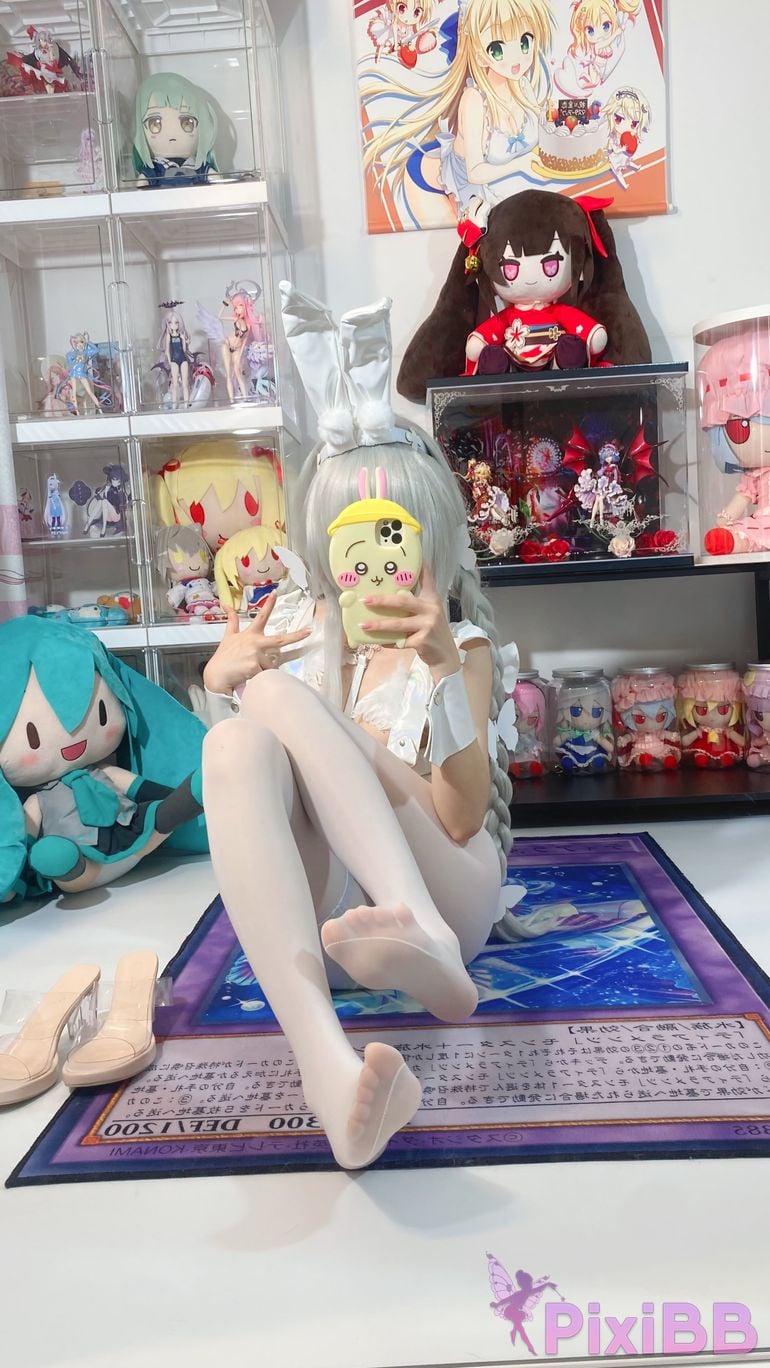 Cosplayer white oak Shirly azur lane Vicious Rabbit PixiBB.COM 044