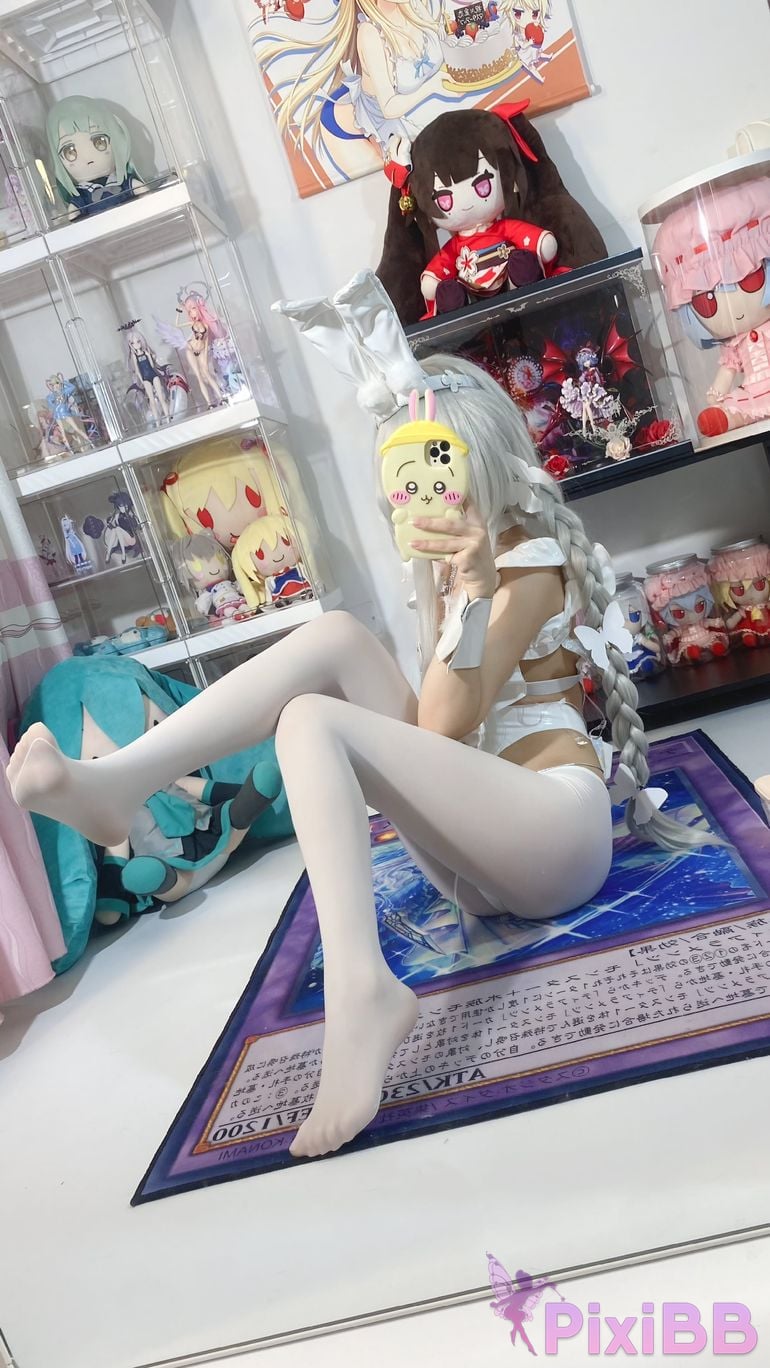 Cosplayer white oak Shirly azur lane Vicious Rabbit PixiBB.COM 052