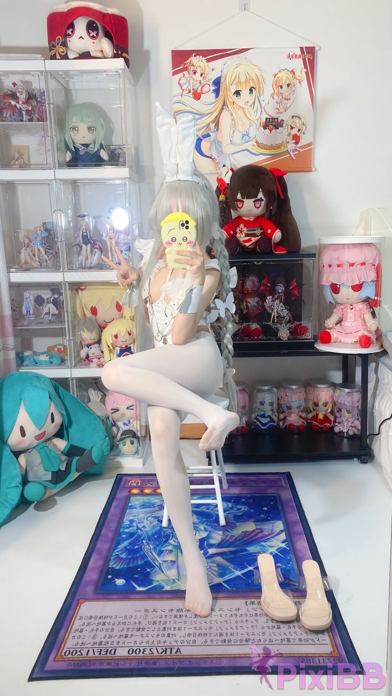 Cosplayer white oak Shirly azur lane Vicious Rabbit PixiBB.COM 058