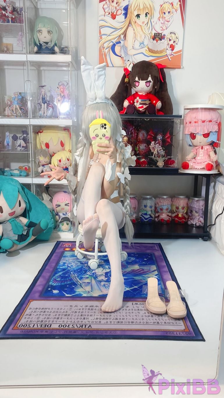 Cosplayer white oak Shirly azur lane Vicious Rabbit PixiBB.COM 062