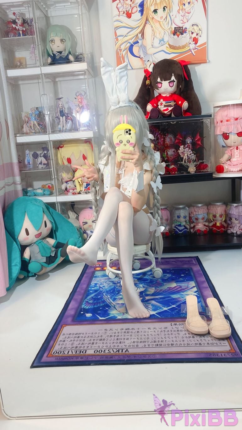 Cosplayer white oak Shirly azur lane Vicious Rabbit PixiBB.COM 066