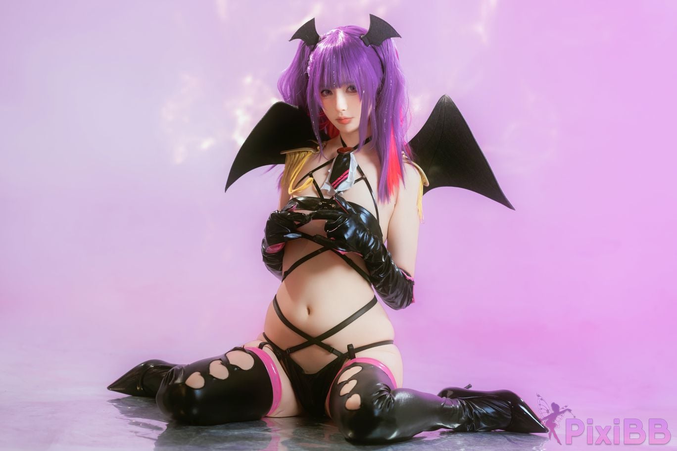 Cosplayer Saionji Nange 2.5 The temptation of dimensions Miriella Succubus PixiBB.COM 004