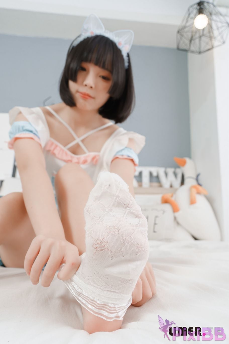 Limerence original No.055 of the maid dressed in soft European style and bare feet please enjoy master PixiBB.COM 009