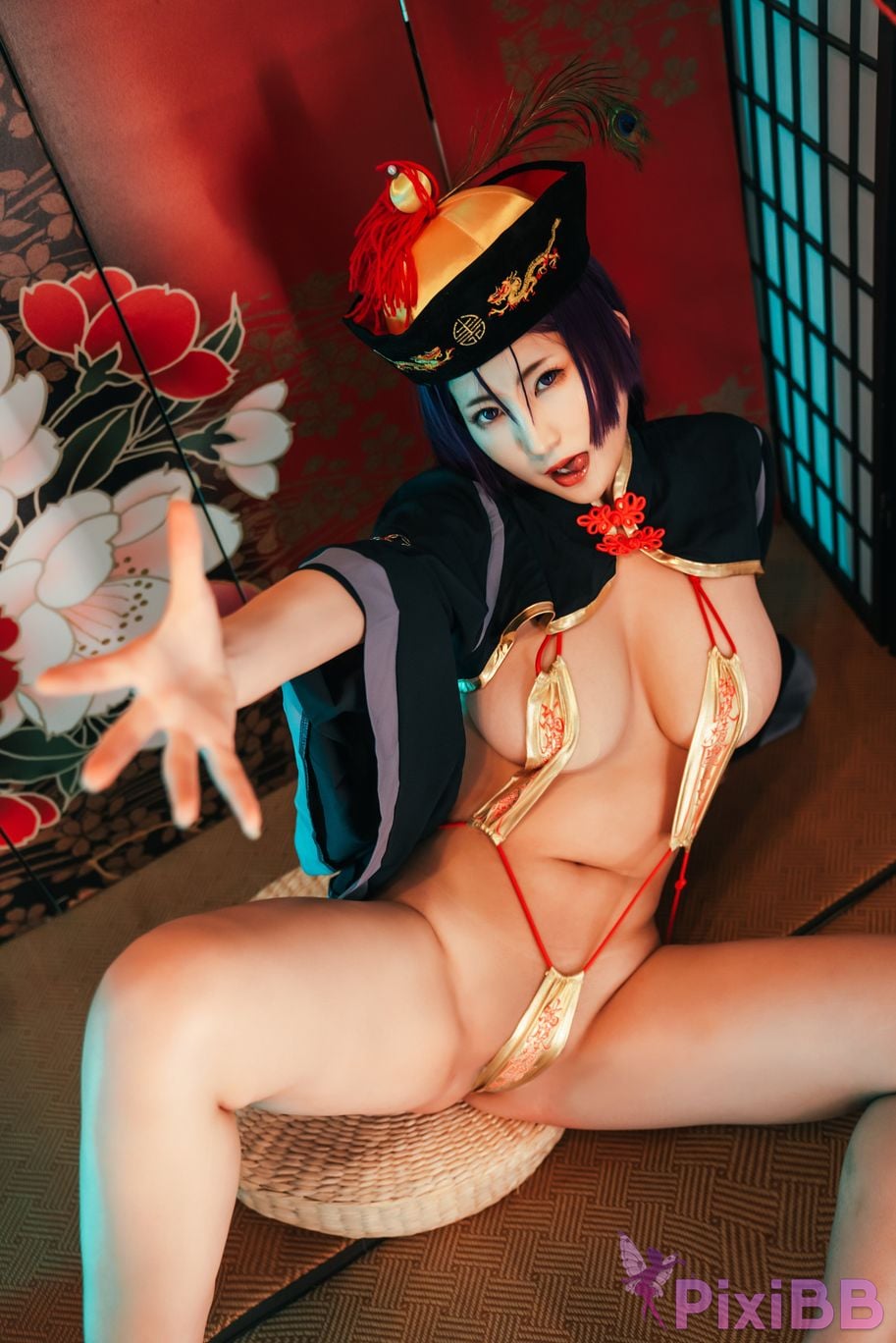 Coser Xing lan shi lan lan jiao lan mei ya PixiBB.COM 001