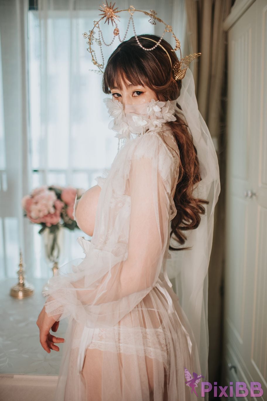 Coser Xing lan shi lan lan jiao lan mei ya PixiBB.COM 014