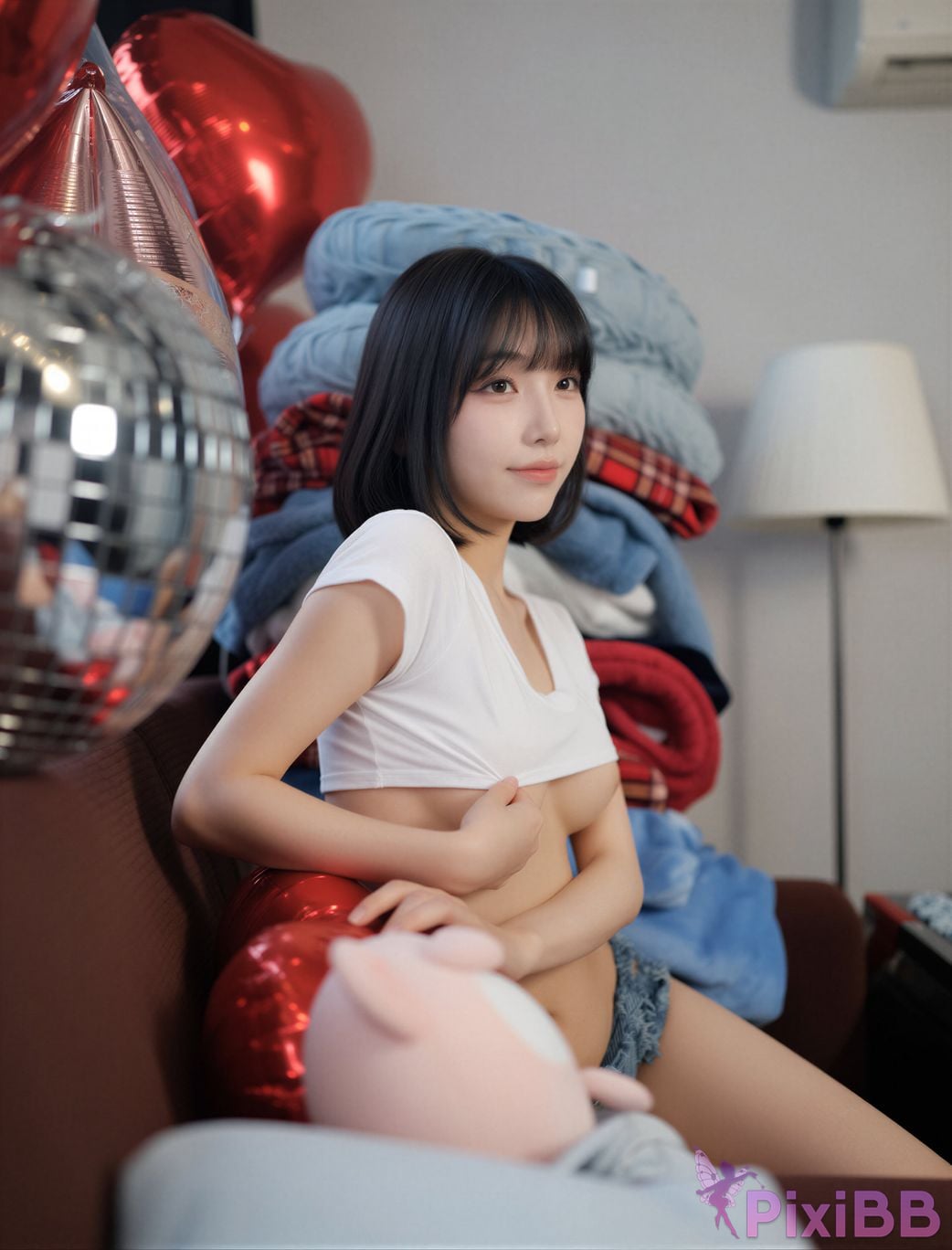 AI Enhanced Bimilstory CHUCHU Vol.21 Birthday Fantasy Surprise for Her Boyfriend PixiBB.COM 108