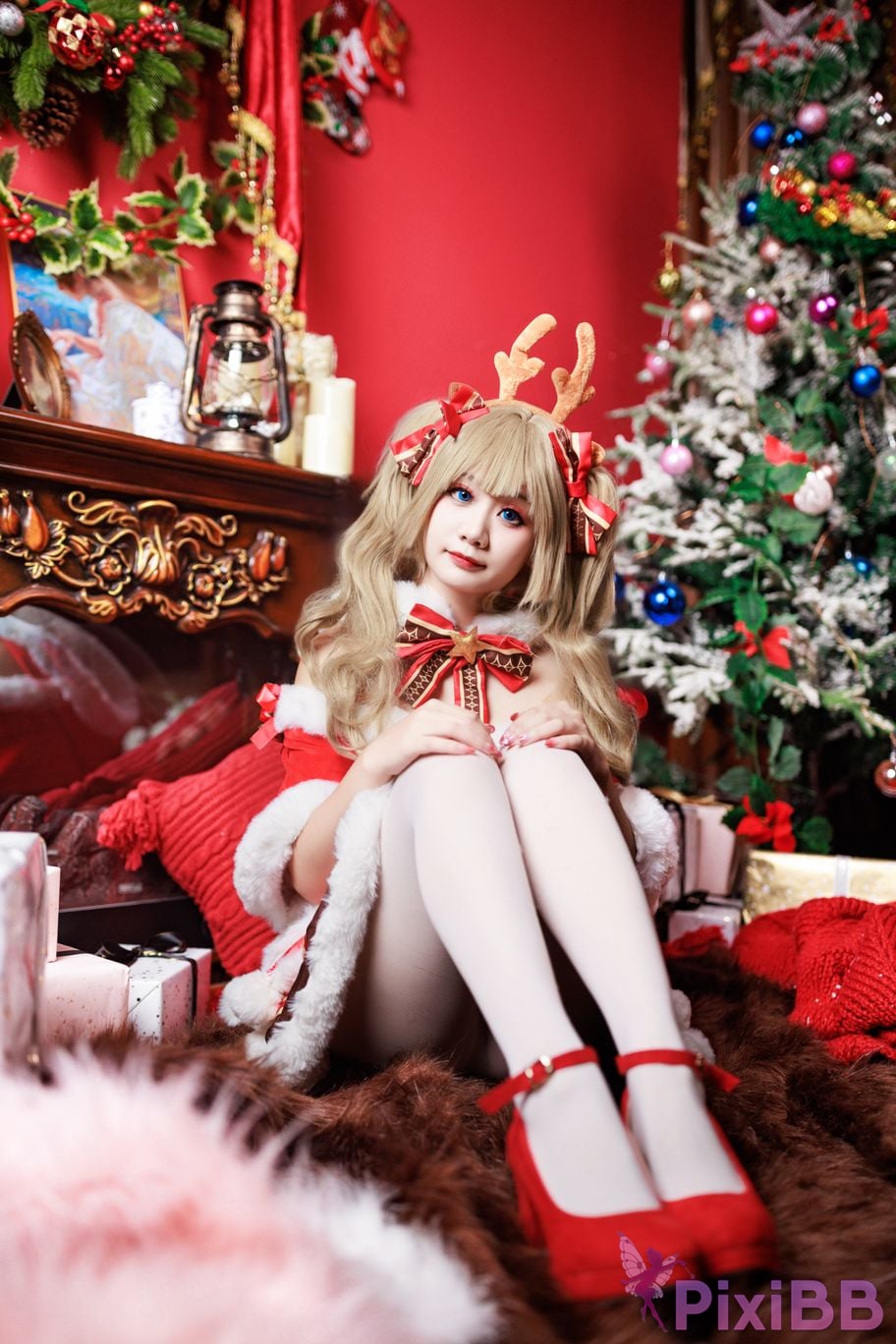 Cosplayer A Xuexue Christmas barbara PixiBB.COM 100