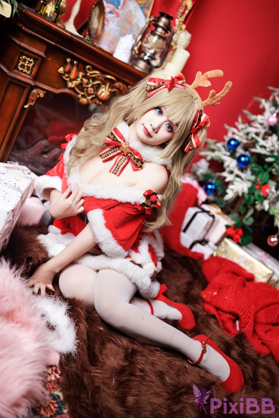 Cosplayer A Xuexue Christmas barbara PixiBB.COM 103