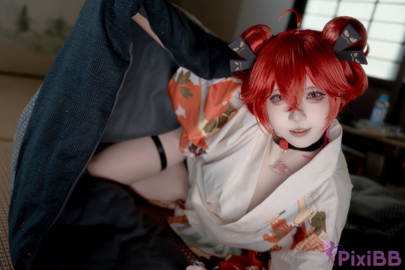 Cosplayer Zhiyue Etsu ko ketchup hot spring PixiBB.COM 001