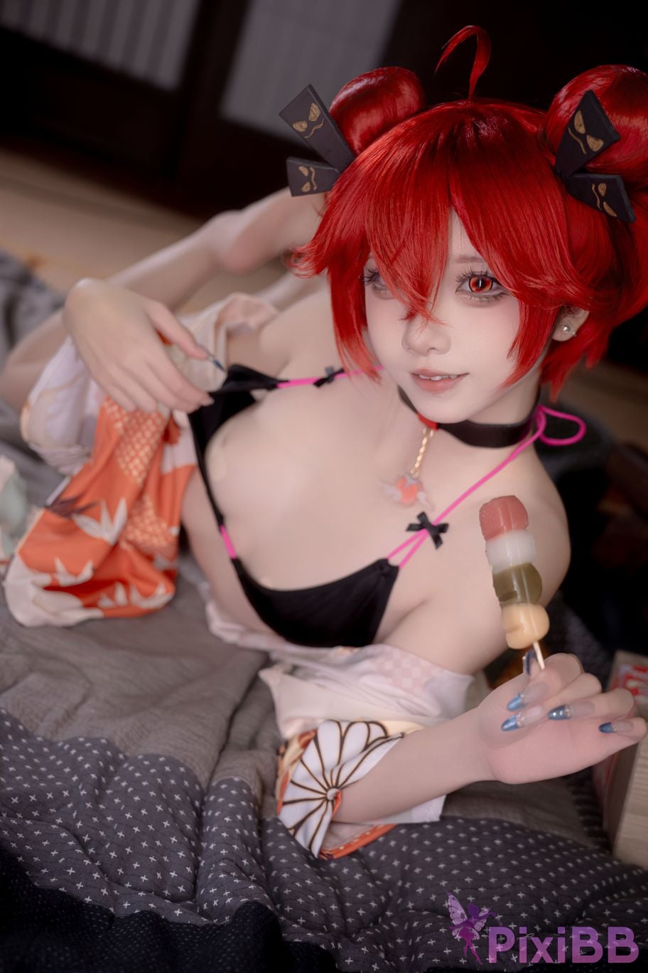 Cosplayer Zhiyue Etsu ko ketchup hot spring PixiBB.COM 015