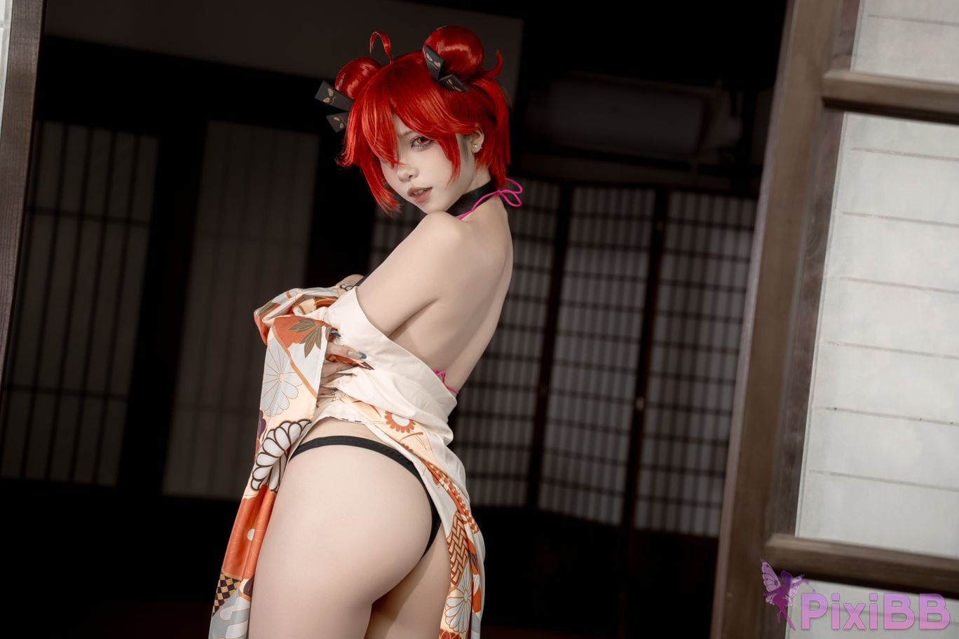 Cosplayer Zhiyue Etsu ko ketchup hot spring PixiBB.COM 024