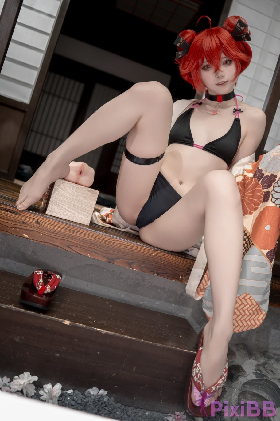 Cosplayer Zhiyue Etsu ko ketchup hot spring PixiBB.COM 030