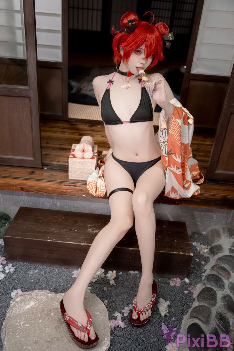 Cosplayer Zhiyue Etsu ko ketchup hot spring PixiBB.COM 032