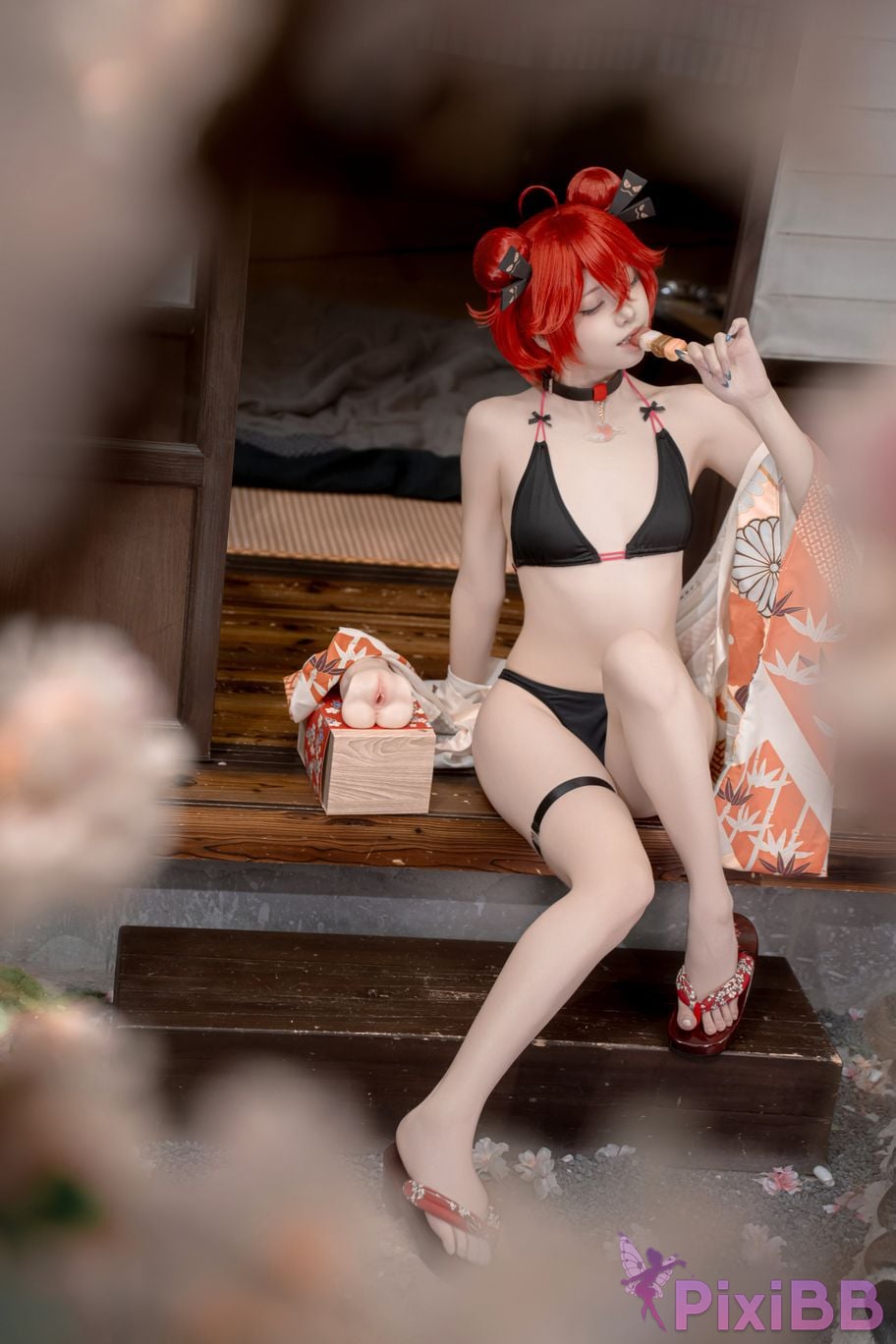 Cosplayer Zhiyue Etsu ko ketchup hot spring PixiBB.COM 033