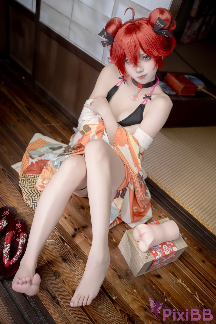 Cosplayer Zhiyue Etsu ko ketchup hot spring PixiBB.COM 045