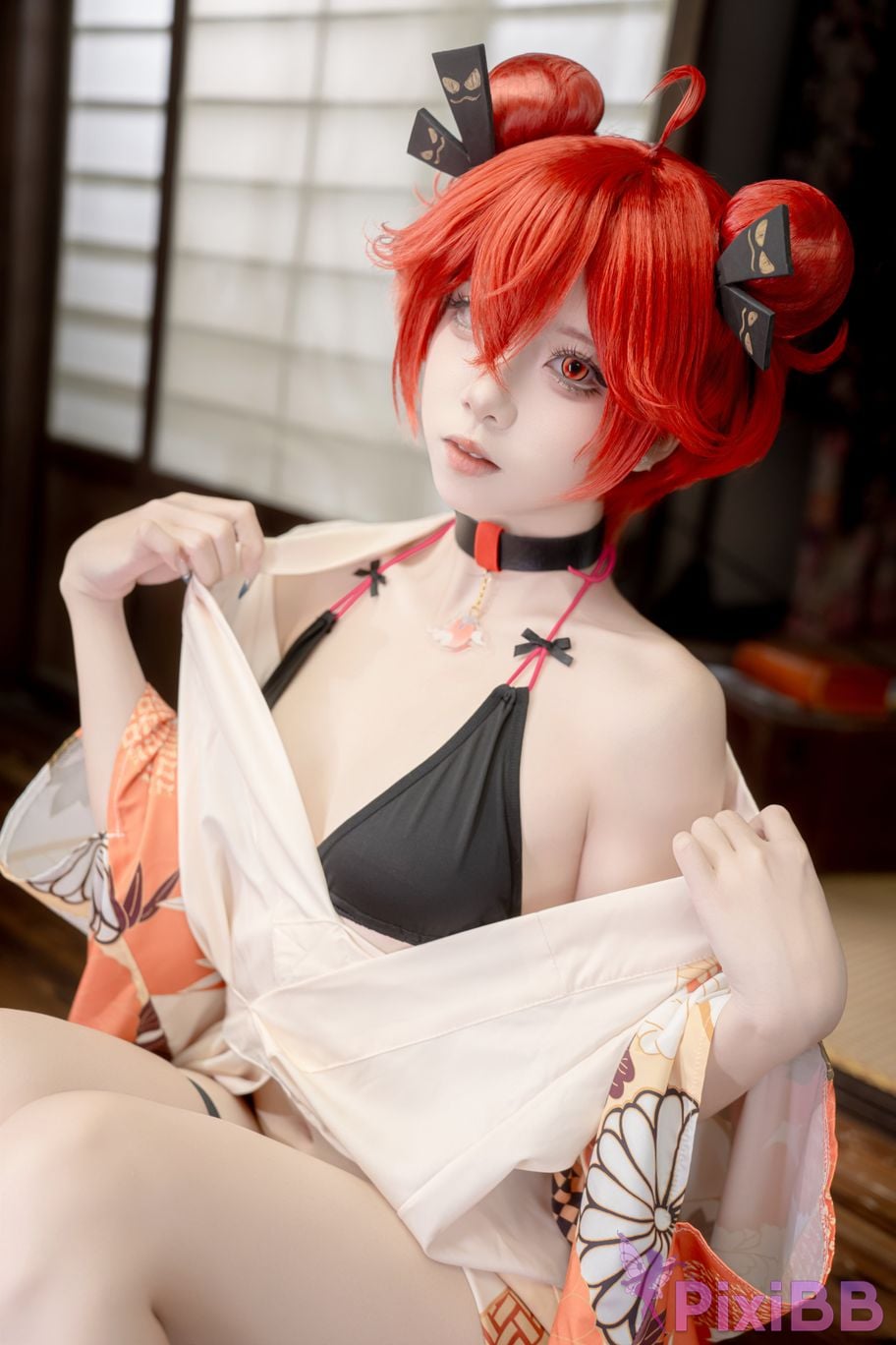 Cosplayer Zhiyue Etsu ko ketchup hot spring PixiBB.COM 049