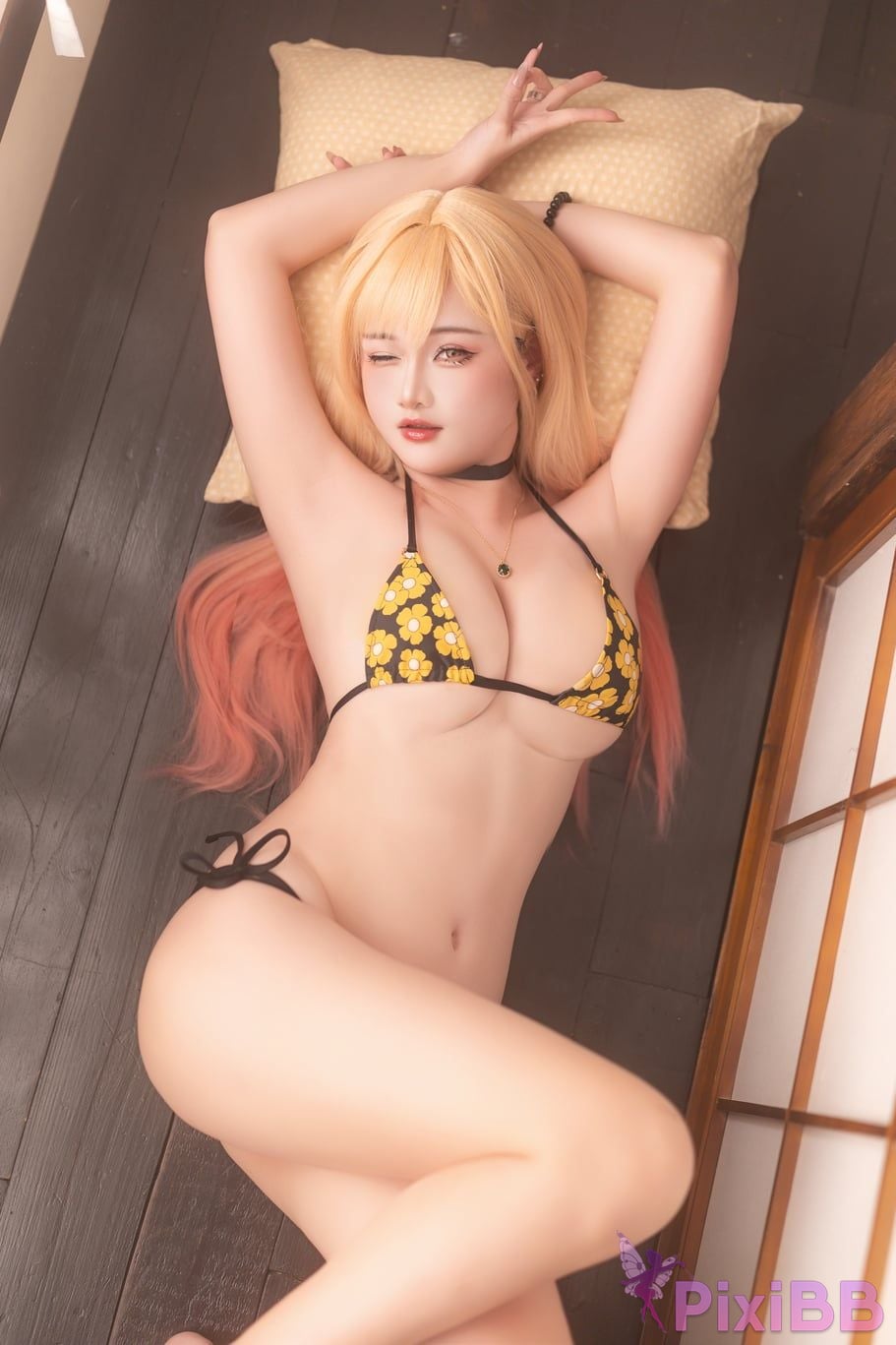 Cosplayer Xiaoyukiko small fish Marin bikini PixiBB.COM 016