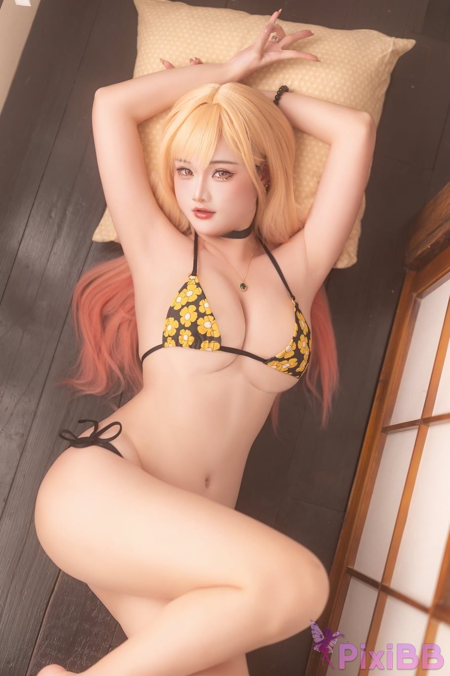Cosplayer Xiaoyukiko small fish Marin bikini PixiBB.COM 017