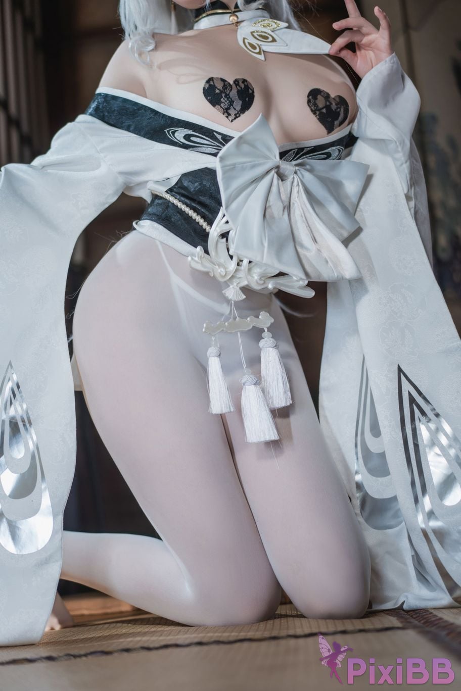 Cosplayer Natsuko Xia Xiazi azur lane Bai Feng kimono PixiBB.COM 043