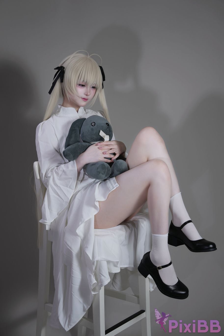 Cosplayer you ai Youmeko emptiness of fate Kasugano Yuu white dress PixiBB.COM 002
