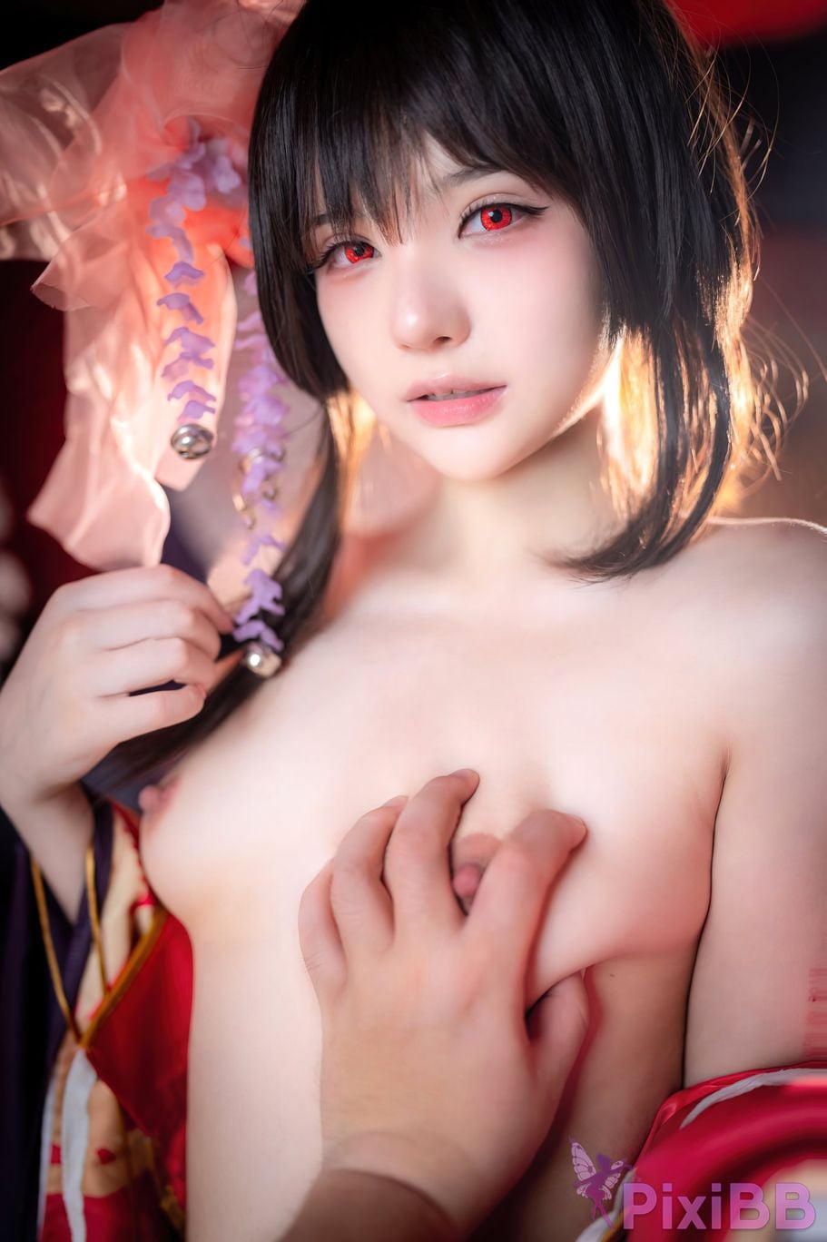 Cosplayer Nucleic acid sauce X Good looking white tiger internet celebrity Welfare Ji full scale COS PixiBB.COM 049